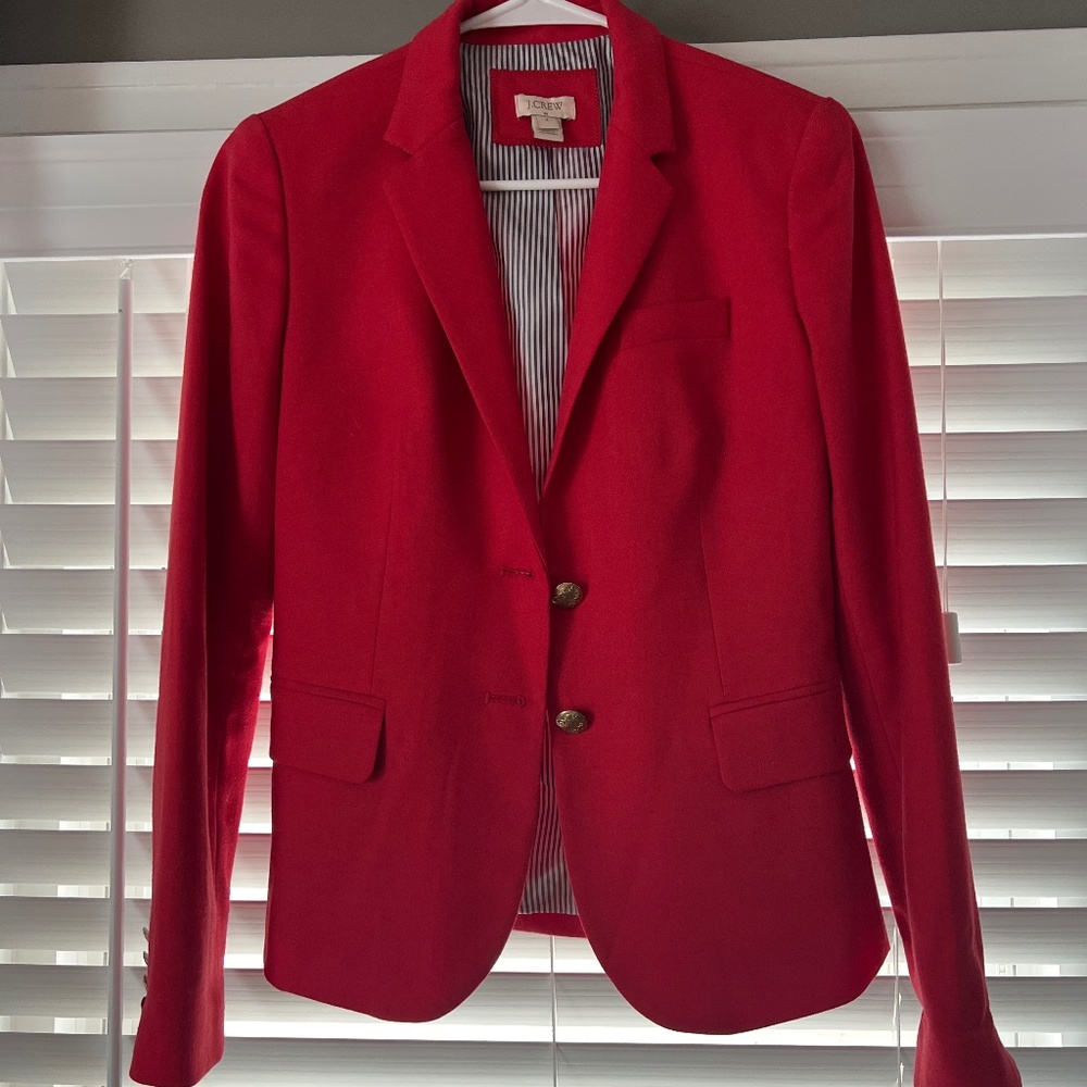 J.Crew women’s Red Blazer